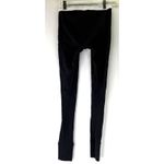 SKIMS  Women's Cotton Rib Front Fly Legging Soot Black NWT Size XS Photo 2