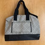 Lands End Plaid Coated Canvas Large Weekender Bag NEW Photo 0