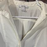 Nine West - Sheer Tie Front Blouse - Women - Small - Ivory Chiffon Top Photo 1