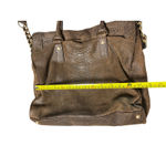 Michael Kors  Large Hamilton‎ Crocodile Brown Tote! Rare Purse Bag Photo 9