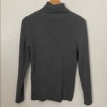 Ralph Lauren  gray ribbed turtleneck long sleeve shirt XL minimalist old money Photo 3