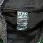 PINK - Victoria's Secret PINK ULTIMATE NWOT high waisted RARE black and silver sparkle leggings Photo 3