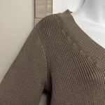 Athleta Repreve Teton V-neck Relaxed Sweater- Small Photo 4