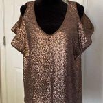 Buffalo Jeans by  NWT cold shoulder sequined blouse. Photo 0