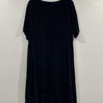Cut Loose Blue Velvet Dress Tunic Short Sleeve Medium M Photo 5