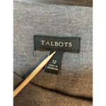 Talbots  Ponte Belted Knit Dress Womens 12 Preppy Office‎ Church Basic Retro Gray Photo 4
