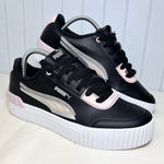 Puma Carina Lift Black and Pink Women's Sneakers Size 10 Photo 0
