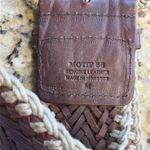 Motif 55 Brown Braided Leather Wide Boho Festival Belt Womens Medium Accessory Photo 9