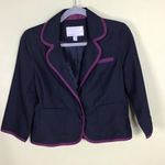Old Navy Navy Blue with dark Purple trim Women Size Medium Photo 2