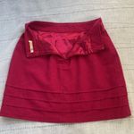 Anthropologie  brand Tulle deep pink mini skirt. Photo 5