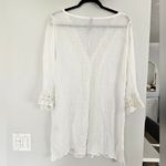 White Crochet Trim Cover Up | SZ 1x Photo 7