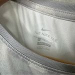 Nike The Tee Women's L Sleeveless Camo Workout Dri-Fit Tank Grey White Photo 4