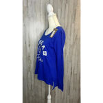 Rivalry Threads NWT Kansas Jayhawks Women's Long Sleeve Blue T-Shirt Size Small Team Logo Photo 3