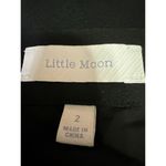 Aritzia NEW Little Moon Malta Black Asymmetric High Low Zip Midi A-Line Skirt 2 Photo 4