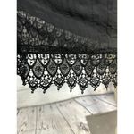 Vintage G.S. TOWSON & CO black with lace sleevless dress size medium Photo 9