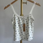 SKIMS  Soft Lounge Lace Cami in Blue Garden Print, Size X-Small Photo 5