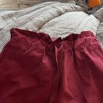 Urban Outfitters  paperbag waist pants maroon Photo 2