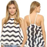 Milly Chevron Trapeze Camisole Small Photo 1