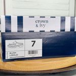 Crown & Ivy  Loralei Pearl Embellished Lug Sole Mule Loafers Blush Pink 7 Photo 10