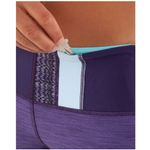 Lululemon  Leggings Womens 6 Purple Dense Slub Denim Wunder Under Crop‎ Photo 3