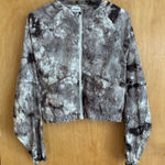 Gymshark Elevate woven jacket Womens Small cement brown spray dye Photo 0