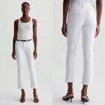 AG Adriano Goldschmied AG jeans Mari crop high‎ rise slim straight women’s size 26 white Photo 1