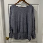 Democracy NWT Dolman Sleeve Sweater Herringbone Pattern Dusty Blue Size 1x Photo 3