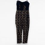 Adelyn Rae Jumpsuit Large Black Lace Strapless Bow Fitted NWOT Evening Party Photo 11