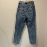 American Eagle  Curvy Mom Jeans Distressed Size 0 High Rise Ripped Denim Photo 1