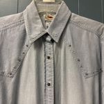 Marsh Landing Vtg GLAM COWBOY Snap Rhinestone Jeweled WESTERN Long Shirt Sz M Photo 1
