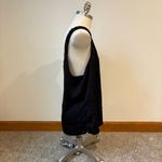 Vince Camuto Rouched Strap Black V-Neck Blouse Tank Top Size XL Photo 2