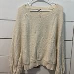 Free People  Found My Friend Pullover Cream Photo 1