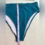 Shade & Shore Blue Bikini Set with Textured Fabric Photo 3