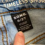 S.O.N.G Junior Girls Light Denim Cut Photo 3