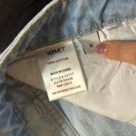 Vervet  Rebecca high rise colorblock fringe Denim shirts size medium Photo 10