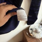 Nike Dri Fit Running Half Zip Long Sleeve Top Shirt Black Purple Stripe Size S Photo 7