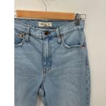 Madewell Slim Wide Leg Full Length Denim Jeans Women 26 Light Wash Cotton Blend Photo 6
