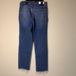 RE/DONE 70s Ultra High Rise Stove Pipe Jeans Distressed Frayed Hem Denim Photo 1