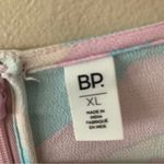 BP NWT B.P Lightweight Short Sleeve Crepe Pink/Blue Painted Camo Dress Size XL Photo 7