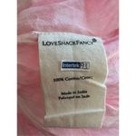 Love Shack Fancy  Natasha Ruffle Tiered Mini Dress in Island Pink Hand Dye Size M Photo 6