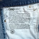 Gap  1969 Girlfriend Jeans Distressed Medium Wash Size 28 Regular Photo 9