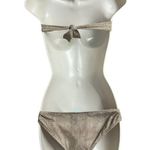 Melissa Odabash Brown Croc Print Bikini Womens Size 4 Photo 5
