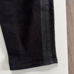 Vince Dylan Black Low Rise Stripe Jeans 26 Black Stripe Skinny Leg Photo 7