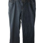 Venezia 35 Black Stretch Boot Petite Jeans Size 34 Photo 0