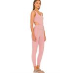 Pink Back it Up Yoga Cutout Jumpsuit Photo 1