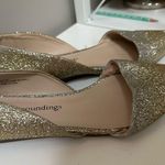 Soft Surroundings Gold Glitter Women's Flats size 9 gold yellow shoes Photo 1
