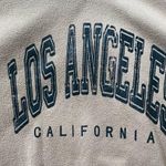 SheIn letter graphic thermal lines long sleeve sweatshirt brown Photo 1