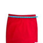 Bozzolo Red High Waisted Above Knee Cut Out Pencil Skirt Size Small Y2K Photo 4