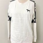 PINK - Victoria's Secret Victoria’s Secret PINK long sleeve crewneck jersey top size small Photo 0
