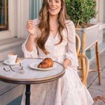 Gal Meets Glam Esther Floral Flowy Long Sleeve Dress (No Belt) Tan Cream 2 Photo 0